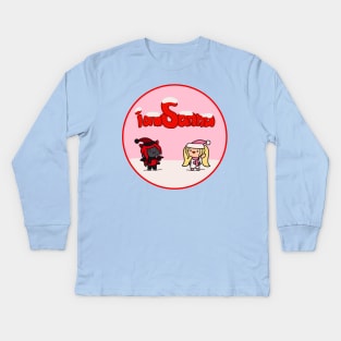 Sanna in the snow Kids Long Sleeve T-Shirt